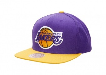 MITCHELL & NESS WOOL 2 TONE SNAPBACK LOS ANGELES LAKERS