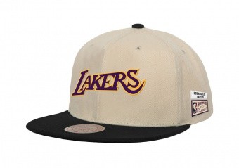 MITCHELL & NESS VINTAGE JOCKEY SNAPBACK HWC LOS ANGELES LAKERS