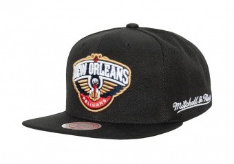 MITCHELL & NESS ENGLISH DROPBACK SNAPBACK NBA NEW ORLEANS PELICANS