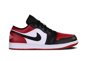 NIKE AIR JORDAN 1 RETRO LOW BRED TOE