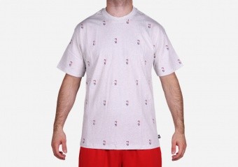 NIKE NBA TEAM 31 COURTSIDE PRINTED TEE WHITE