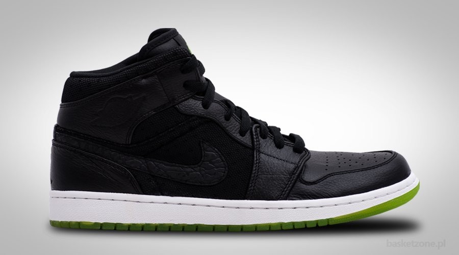 NIKE AIR JORDAN 1 PHAT BLACK ACTION GREEN
