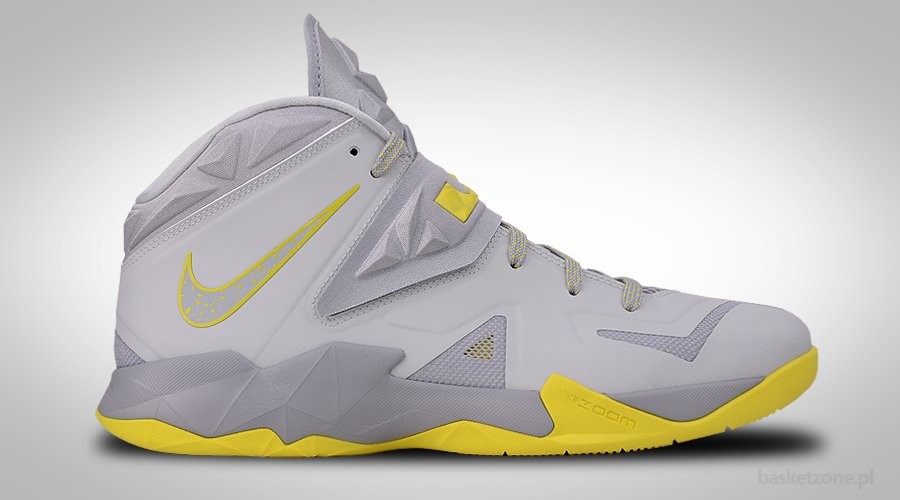NIKE ZOOM LEBRON SOLDIER VII GREY YELLOW