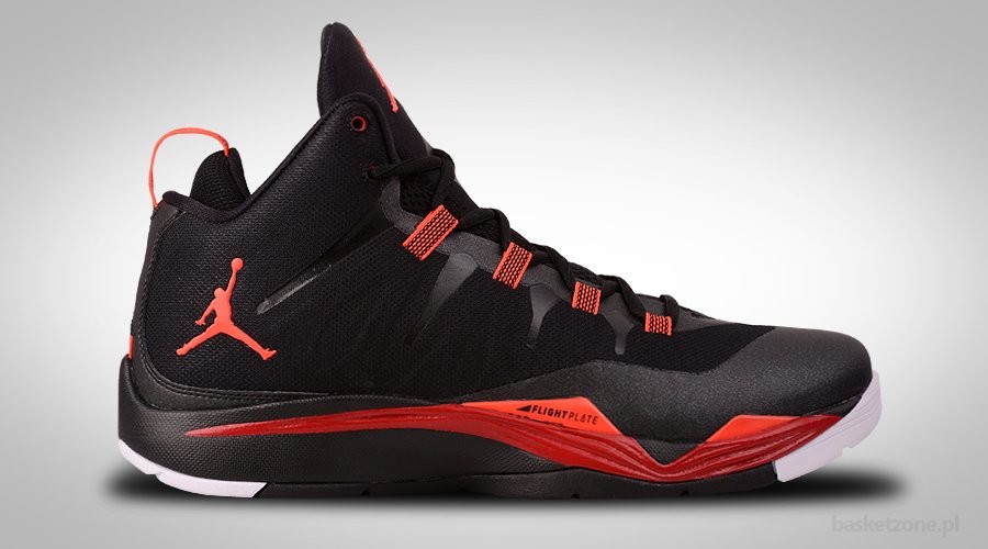 NIKE AIR JORDAN SUPER.FLY 2 BLACK GYM RED BLAKE GRIFFIN